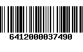 Código de Barras 6412000037490