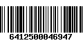 Código de Barras 6412500046947