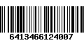 Código de Barras 6413466124007