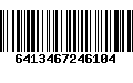 Código de Barras 6413467246104