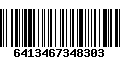 Código de Barras 6413467348303