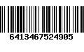 Código de Barras 6413467524905