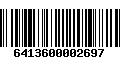 Código de Barras 6413600002697