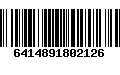 Código de Barras 6414891802126