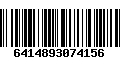 Código de Barras 6414893074156