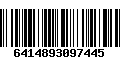 Código de Barras 6414893097445