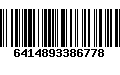 Código de Barras 6414893386778