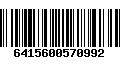 Código de Barras 6415600570992