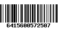 Código de Barras 6415600572507