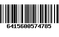 Código de Barras 6415600574785