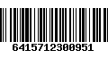 Código de Barras 6415712300951