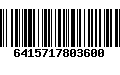 Código de Barras 6415717803600