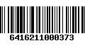 Código de Barras 6416211000373