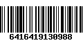 Código de Barras 6416419130988