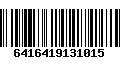 Código de Barras 6416419131015