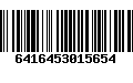 Código de Barras 6416453015654