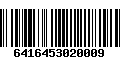 Código de Barras 6416453020009