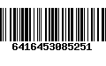 Código de Barras 6416453085251