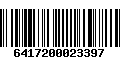 Código de Barras 6417200023397