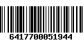 Código de Barras 6417700051944