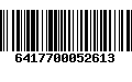 Código de Barras 6417700052613