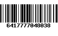 Código de Barras 6417777048038