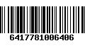 Código de Barras 6417781006406