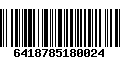 Código de Barras 6418785180024