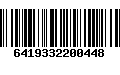 Código de Barras 6419332200448