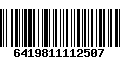 Código de Barras 6419811112507