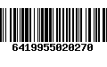 Código de Barras 6419955020270