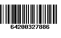 Código de Barras 64200327886