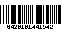 Código de Barras 6420101441542