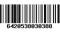 Código de Barras 6420538030388