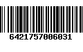 Código de Barras 6421757006031