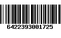 Código de Barras 6422393001725