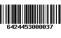 Código de Barras 6424453000037