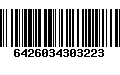 Código de Barras 6426034303223