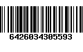 Código de Barras 6426034305593