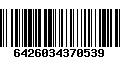 Código de Barras 6426034370539
