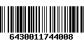 Código de Barras 6430011744008