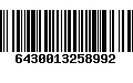 Código de Barras 6430013258992