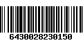 Código de Barras 6430028230150