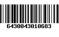 Código de Barras 6430043010683