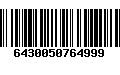 Código de Barras 6430050764999