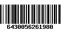 Código de Barras 6430056261980