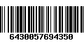 Código de Barras 6430057694350