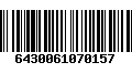 Código de Barras 6430061070157