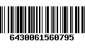 Código de Barras 6430061560795