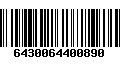 Código de Barras 6430064400890